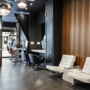 inside of Biba Salon